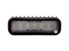 Arbejdslampe 12-36V 6LED 1440lumen flood - 150x51x61mm (flad type) - IP69K - ECM R10