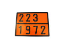 ADR skilt - 223/1972 - 400x300mm - Methan-/Naturga