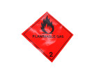 Brandfarlig gas 25x25 Kl.2 - F0210  - ændret til kl. 2 (ifø. ny ADR lov)