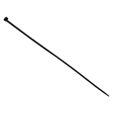 Strips 370x3,5mm sort - Ø max 103mm - 100 stk pr. pose