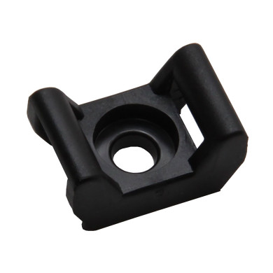 Stripsholder skruebar sort - Max bredde på strip 9mm - 100 stk pr. pose