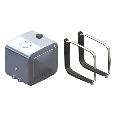 Hydrauliktank 250L, 600x640x710mm m/kit