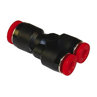 Pneufit C Push-in reduktion, Y-samler, 6 mm, plastik