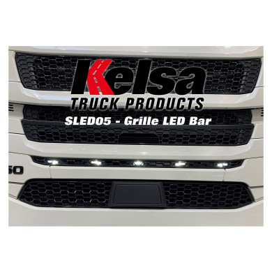 LED-STRIP TIL MONTERING BAG NEDERSTE MESH-GRILL - 5 LED (HVID)