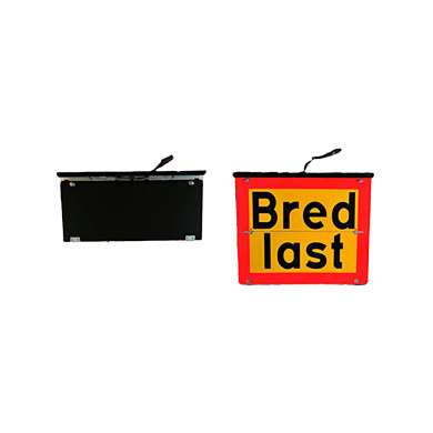 Wide cargo sign with lighting, double row (foldable)