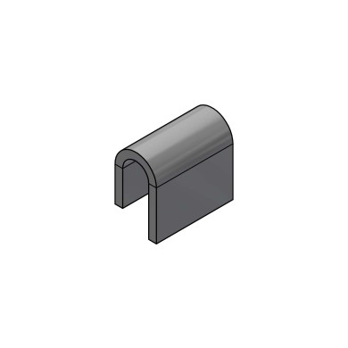 Dølle åpen Ø27/17mm L=50,ben 31/40mm