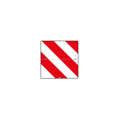 Højresidet 423x423x2mm, horisontalt klapbar, aluminium - 32.402.00