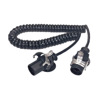 EBS spiralkabel 7 pol 24v 4,5 arb lengde