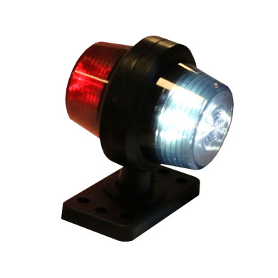 Markeringslampe Gylle LED 24V 6000K kort Sotet BL Cool White