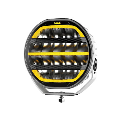 OZZ XR3 P Fjernlys 9" HVIT - 15000 Lumen sort reflektor