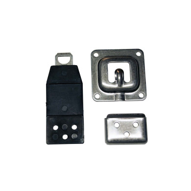 Dørholder med gummibånd 103 mm Rustfri