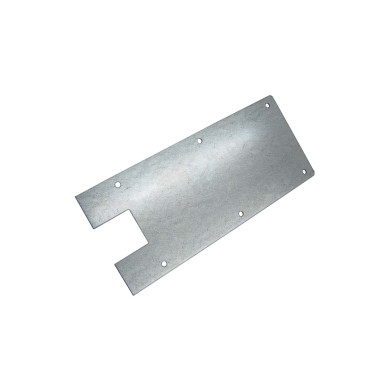 Bagplade  galvaniseret - 120