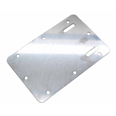 Rückplatte aus 2 mm VA für Verschluß 2388-2 und 23988-3 - 2388-5 (FÜR 23921 ist 314042)