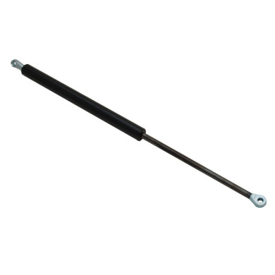 Gasfjeder 650 N, 445 mm - Ø8 hul, M8 gevindstang