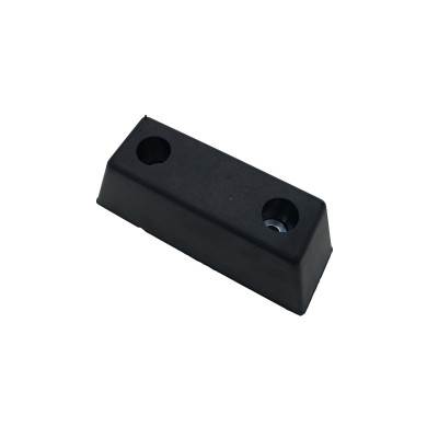 Gummibuffer 250x88x85mm - Ø14mm huller, 120mm hulafstand