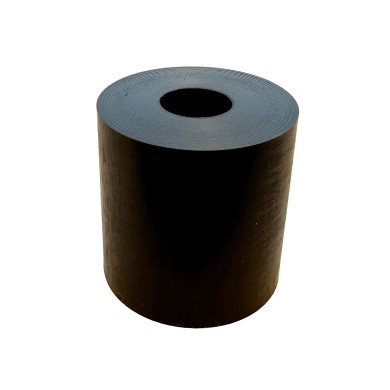 Gummiklods sh.80 Ø40/Ø14,5x40mm sort