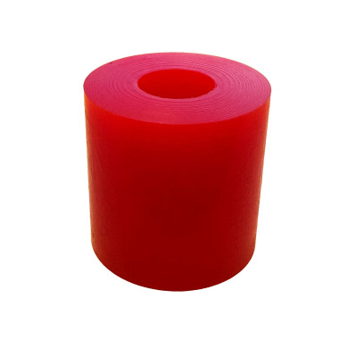 Gummiklotz sh.80 Ø40/Ø16,5x40mm rot