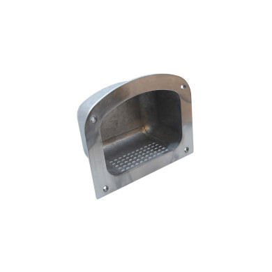 Trin f indbygning Alu poleret. L:170x - D:95xH:130mm - udven. mål 222x100x183mm - 332106