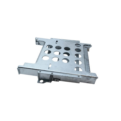 Udtræks stige m/2 trin og platform - Højde 603mm, platform/trin 210mm  - Varm galv. kun 489mm sammenfoldet