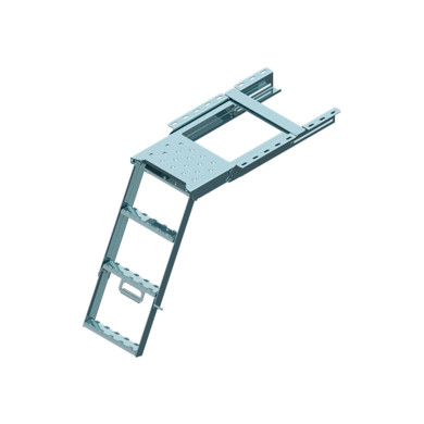 Udtræks stige m/3 trinn og plattform 421X594mm