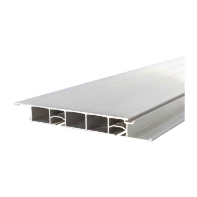 Bundprofil 40x300x2.500mm lukket profil m/lås - Med montage spor - EN AW 6005-T6 - Længdetolerance +/-2mm