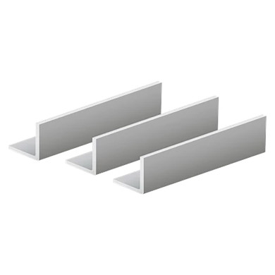 Vinkelprofil aluminium 80x40x4x6.000mm