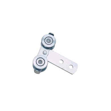 Rulle dobbel med kugleleje 35/30 - Ø30x26mm (HxB=90x25mm) - For G-skinne galv.34/32mm (381103)