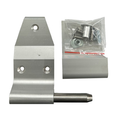 Hecktürscharnier mit Zapfen, alu, für linke Tür, 290-B-Öffnung