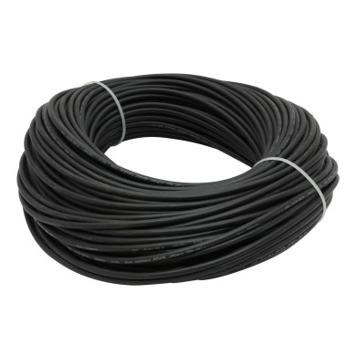 Kabel 5x1,0mm² dobbeltisoleret, sort - Farvekode ISO4141, DIN72570 - 7027064r - ringe a 100 m