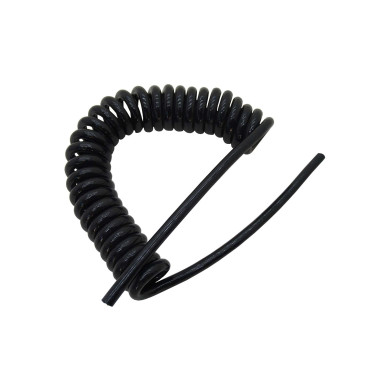 El kabel spiral 7-polet ADR 24V u/stik - 6x1,0mm² + 1x2,0mm² - Længde 3000mm