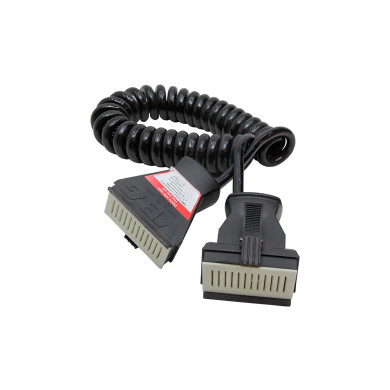Spiralkabel m/støpsel VBG 14-polet - 70270044