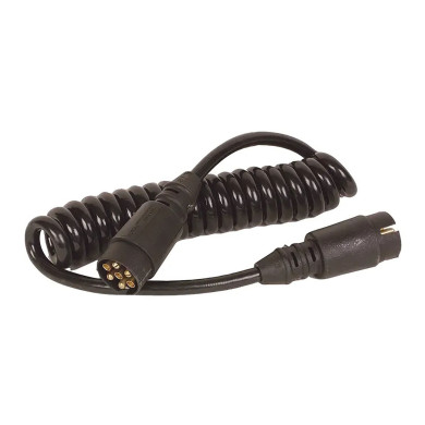Spiralkabel m/støpsel 12V - 76.939-10