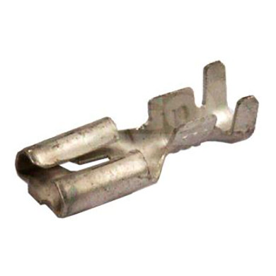 Kabelsko u/isol. m/modhage hun flad t/relæholder 4,8x0,8 - 191089