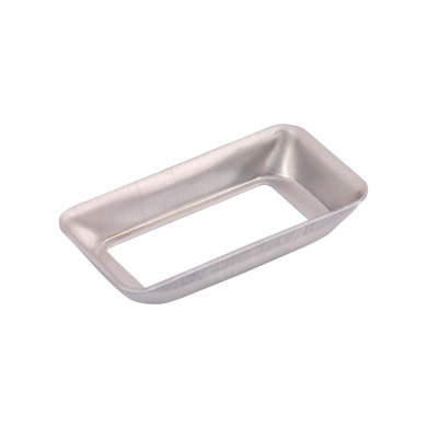 Indbygningsskål for sidemark. 2mm alu