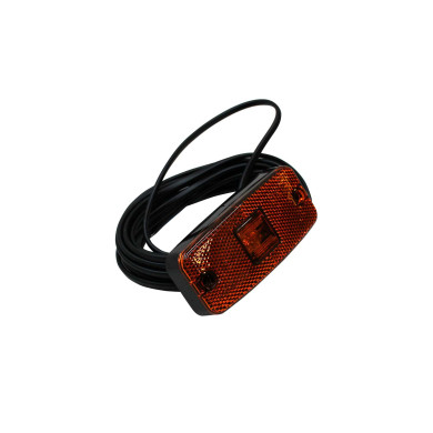 Sidemarkeringslampe 12/24V LED 3000mm fladt kabel - 111x50,5mm CC90mm