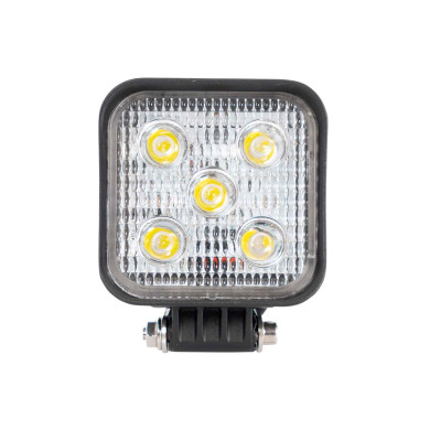 Arbejdslampe 12-24V 5LED 975lumen flood - 85x85x38mm - IP67 - ECE R10