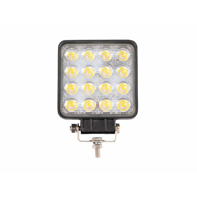 Arbejdslampe 9-32V 16LED 3071lumen flood - 110x110x70mm - ECE R10