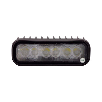 Arbejdslampe 12-36V 6LED 1440lumen flood - 150x51x61mm (flad type) - IP69K - ECM R10
