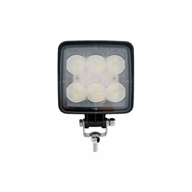 Arbejdslampe 12-36V 6LED 1440lumen flood - NB: Godkendt som baklampe - 105x106x52mm - IP69K - EMC R10 - ECE R23