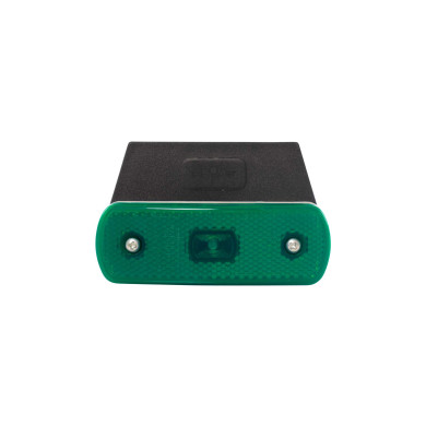 Funktionsleuchte 12/24 V LED grün 500 mm Kabel - Mit Montagekonsole