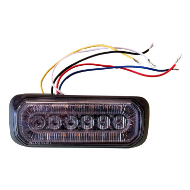 NORDLYS+ Sidemarkeringslygte LED orange med orange Halo blitz