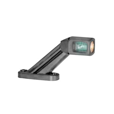 Umrissleuchte LED 12/24V schräg Rot/Weiß/Gelb Links 3m Kabel - Hella 2XS 011 769 677