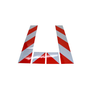 Containerrefleks  komplet - 8596 - Sæt består af 2x4 lange og 8 korte