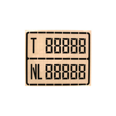 Vægttavle, nyttelast 5cifre sort