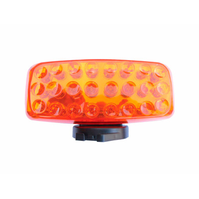 Blitzblink magnet LED 24 Batteridrevet, - orange
