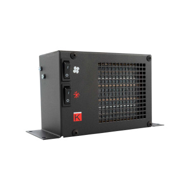 Heizelement mit Ventilator 24V/750W - L219 x H121,5 x T80 mm - 12030320