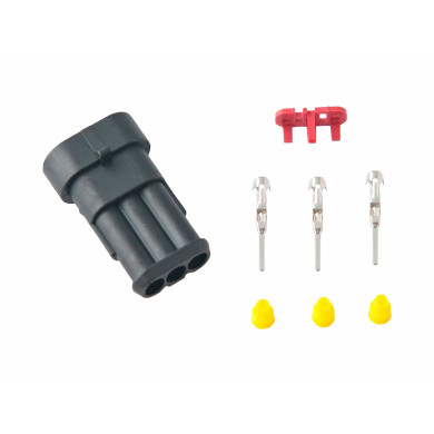 Super Seal 3-pin, han til 498614 - 7810338