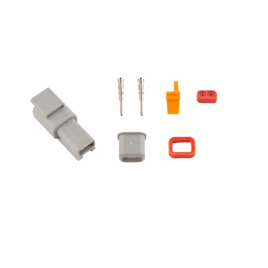 Kontaktstykke Deutch 2-pin, 7,5A han til 498621 - 7804427