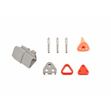 Kontaktstykke Deutch 3-pin, 13A, hun til 498624 - 7802132