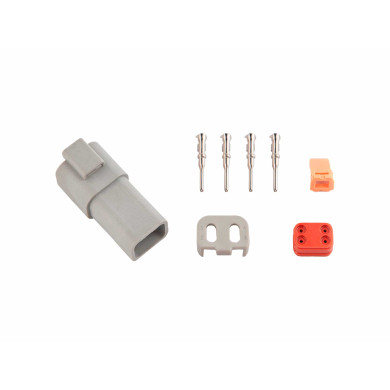 Kontaktstykke Deutch 4-pin, 13A, han til 498628 - 7802141